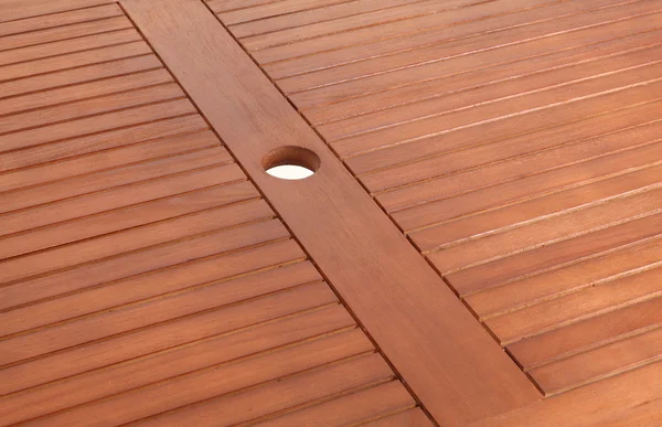 La struttura in legno marrone con motivi naturali (primo piano del tavolo ) — Foto Stock