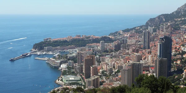 モナコの街の眺め。フランスのリビエラ — ストック写真