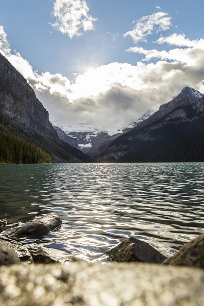 Scenic Landscape Lake Sunny Day — Stock Photo, Image