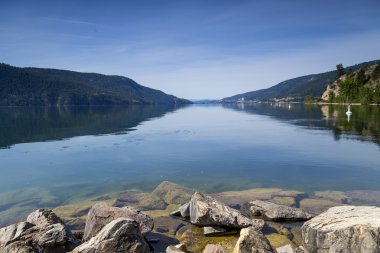 Kalamalka Lake in British Columbia clipart