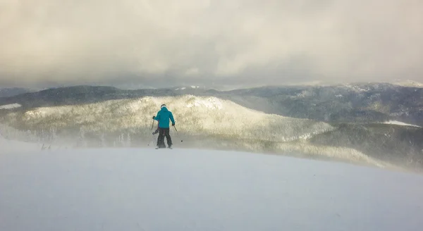 Inverno Ski Resort Montanha Terreno — Fotografia de Stock