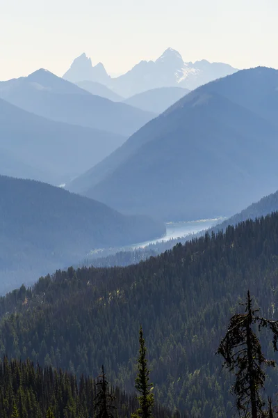 Vue Surélevée Paysage Montagneux — Photo