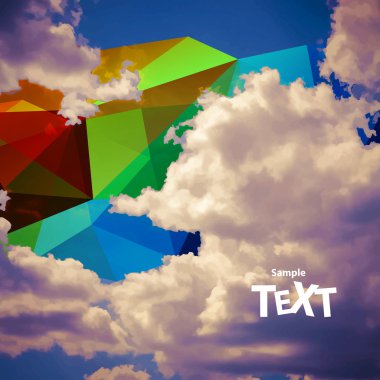 Mavi gökyüzü arkaplanı