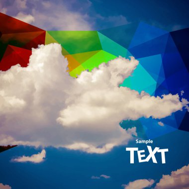 Mavi gökyüzü arkaplanı