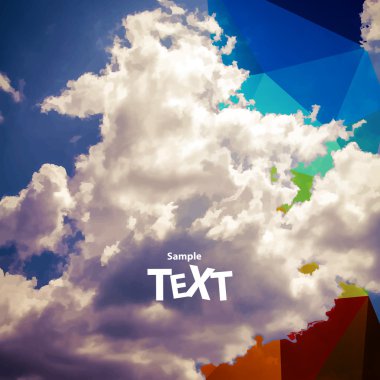 Mavi gökyüzü arkaplanı