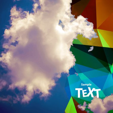 Mavi gökyüzü arkaplanı