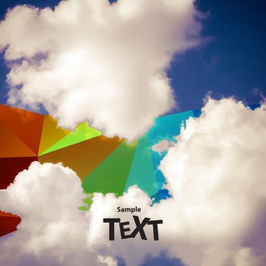 Mavi gökyüzü arkaplanı