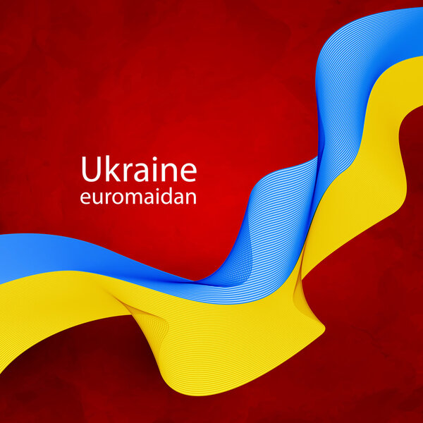 Ukrainian flag tape