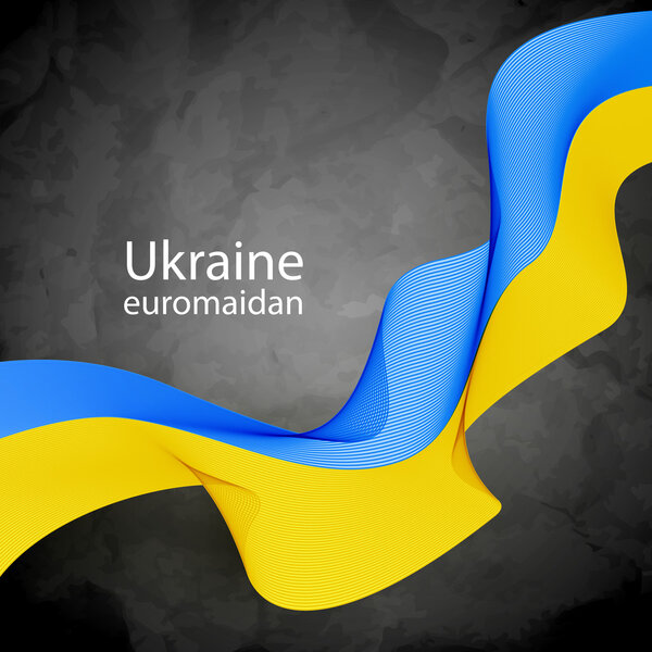 Ukrainian flag tape
