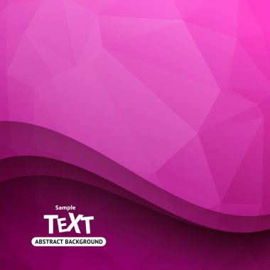 Arka plan ile üçgen çokgenler