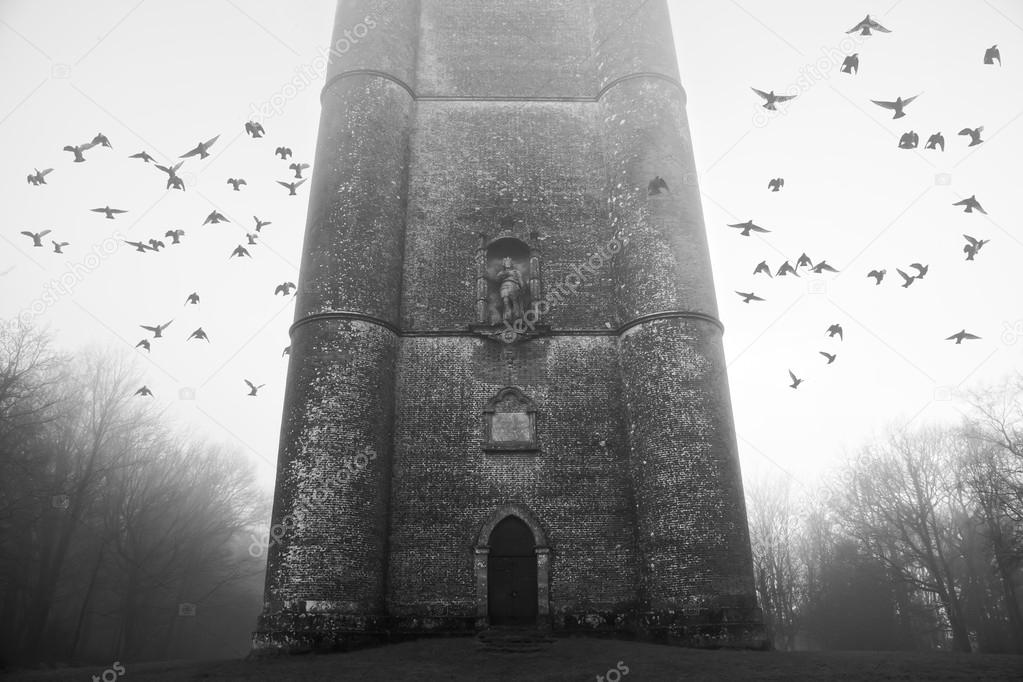 Tower in the mist