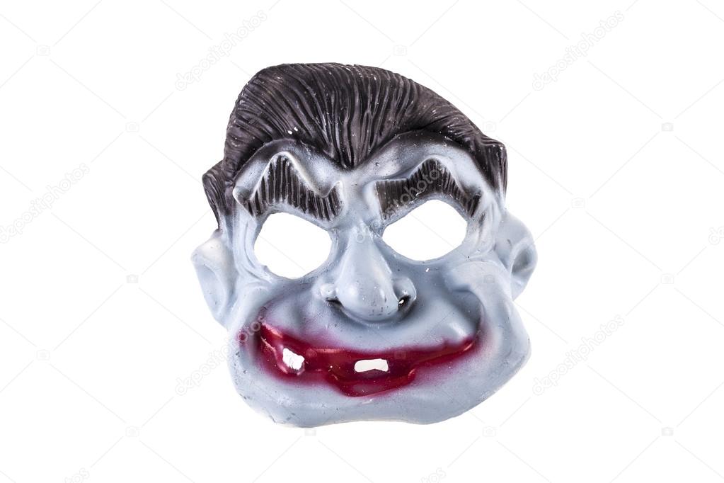 Halloween monster mask isolated