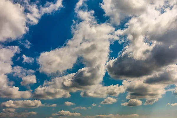 Голубое Небо Кучевыми Облаками Хорошо Замены Неба — стоковое фото