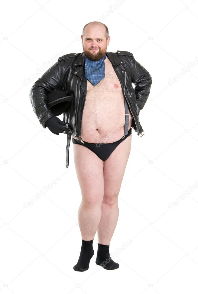 Funny Crazy Naked Fat Man in Panties with Suspenders Posing ⬇ Stock Photo,  Image by © Discovod #89204286