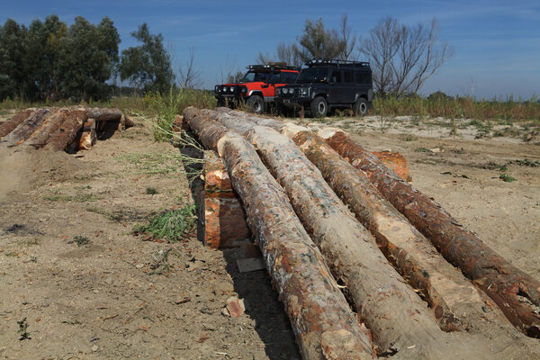 test-drive of SUV 4x4