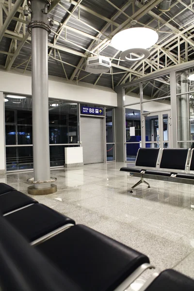 Terminal in closed airport — Stock Photo, Image