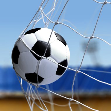 Futbol topu içinde net hedeftir