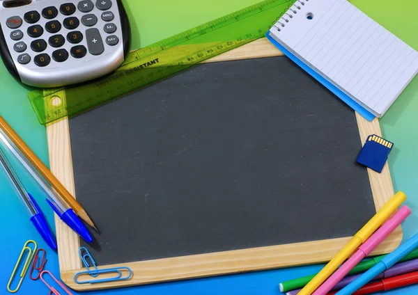 Terug naar Schoolbenodigdheden — Stockfoto