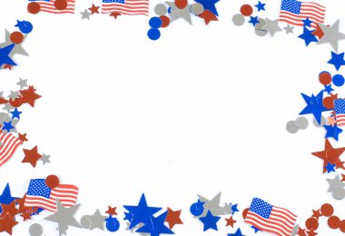 Kırmızı beyaz ve mavi görüntü için Başkan günü Şubat ayında Amerika Birleşik Devletleri