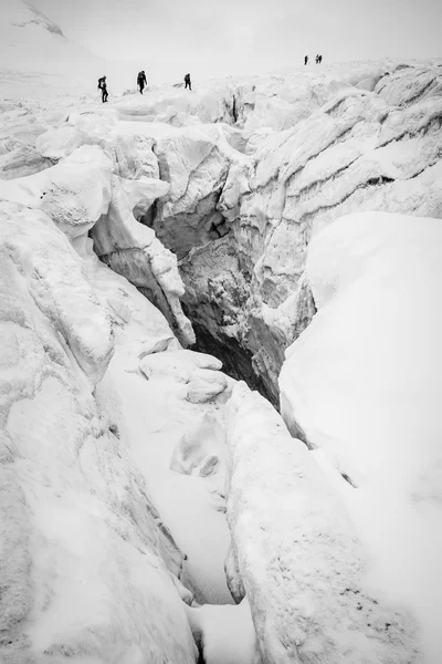 Caminata glaciar — Foto de Stock