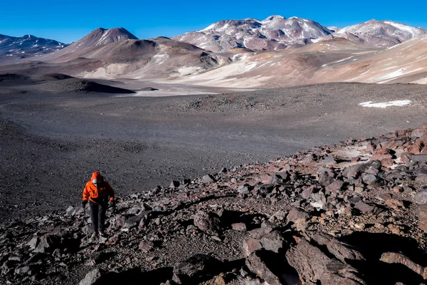 Альпинизм в Южной Америке — стоковое фото