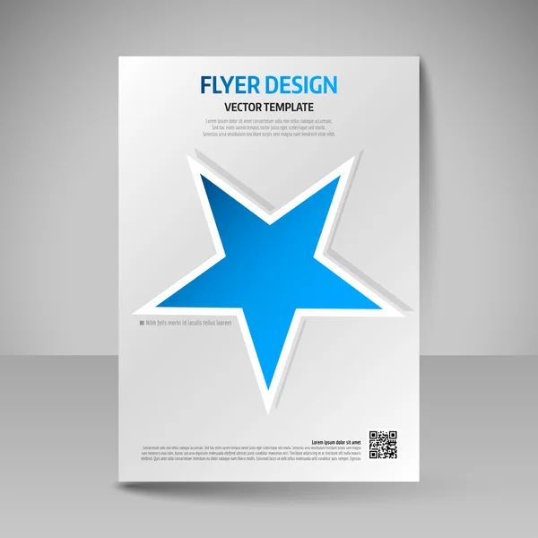 Brochura de negócios. Cartaz A4 editável para capa de design de magazi — Vetor de Stock