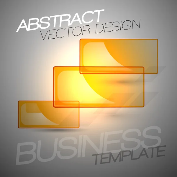 Molduras transparentes como formas abstratas brilhando no backgr cinza — Vetor de Stock