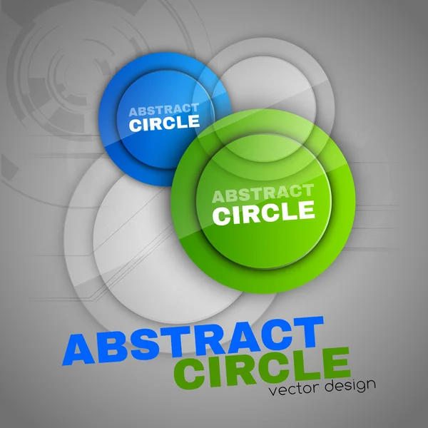 Fondo abstracto con círculos brillantes. Botones brillantes. Vector — Archivo Imágenes Vectoriales
