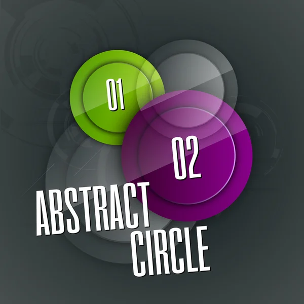 Fondo abstracto con círculos brillantes. Botones brillantes. Vector — Archivo Imágenes Vectoriales