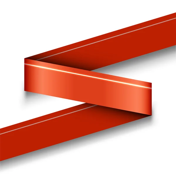 赤ベクトルインフォグラフィックデザインは、サンプルなしで白に分離 — ストックベクタ