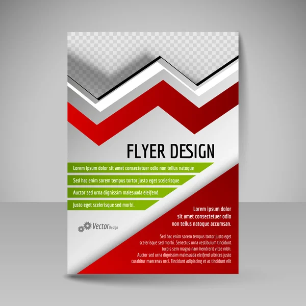Flyer, Zeitschriftencover, Broschüre, Template-Design für Geschäftskunden — Stockvektor