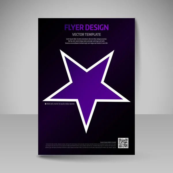 Brochure commerciale. Affiche A4 modifiable pour couverture design de magazi — Image vectorielle