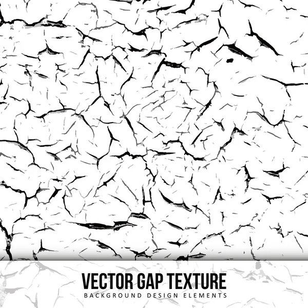 Gap texture. Old color. Vector background. Chipped wall. — Stock Vector