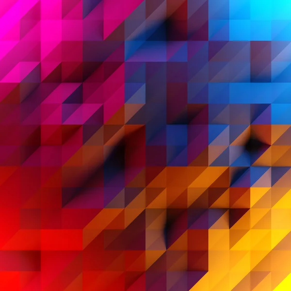 Abstract background of low poly triangles. 3D render image. — Stock Photo, Image