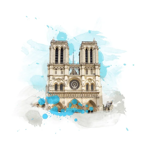 大聖堂｜ノートルダム・ド・パリ. — ストック写真
