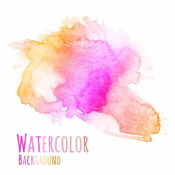 Vektor-Aquarell-Hintergrund — Stockvektor