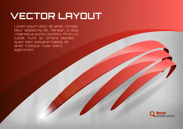 Red Layout — Vector de stoc