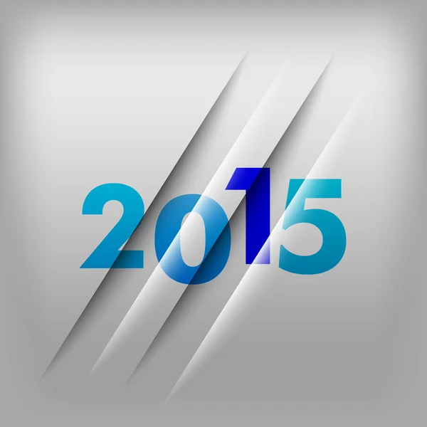 Getallen achtergrond 2015 — Stockvector