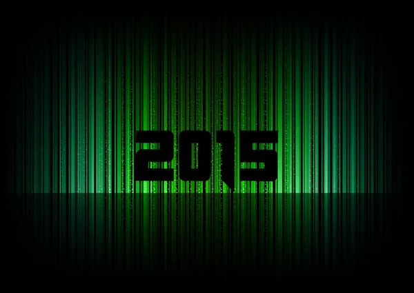 Nuevo año 2015 — Vector de stock