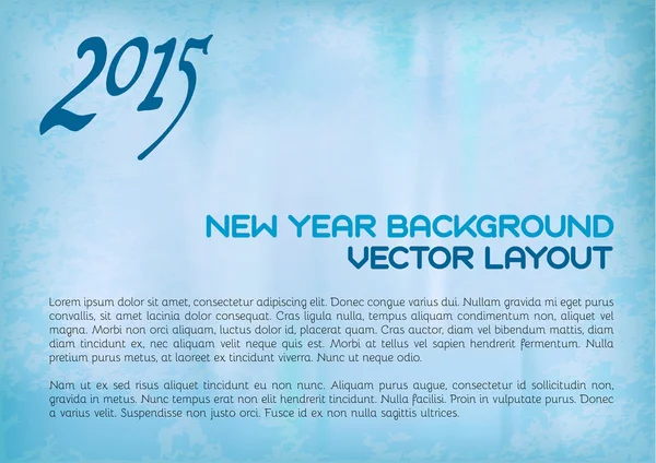 2015 lay-out — Stockvector