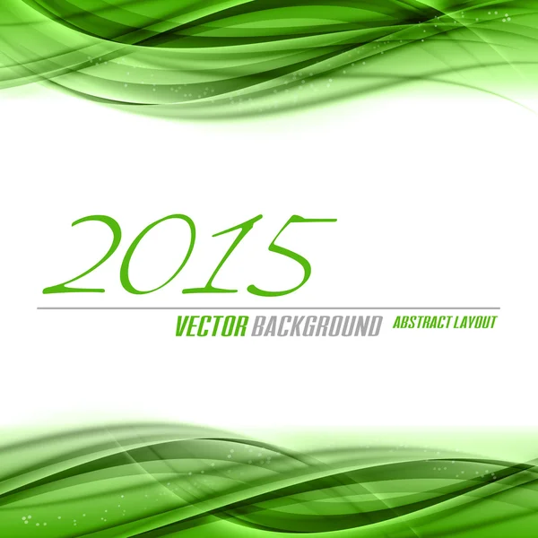 Zelené pozadí 2015 — Stockový vektor