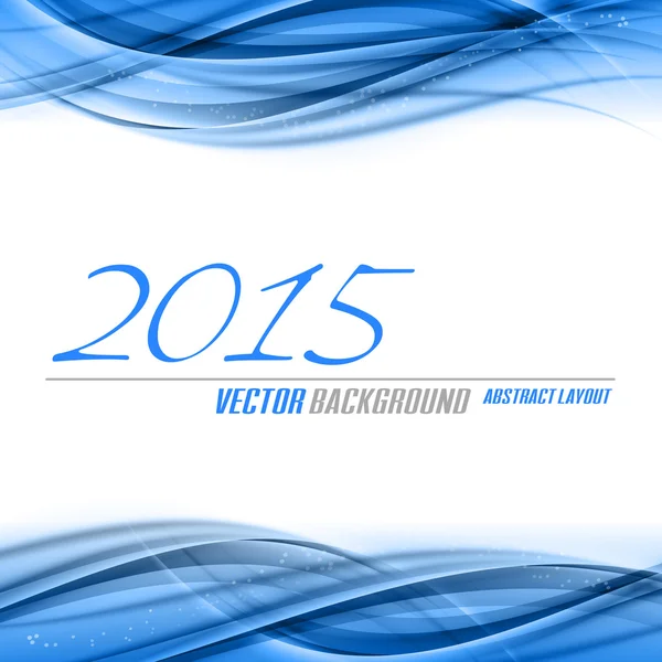 Modré pozadí 2015 — Stockový vektor