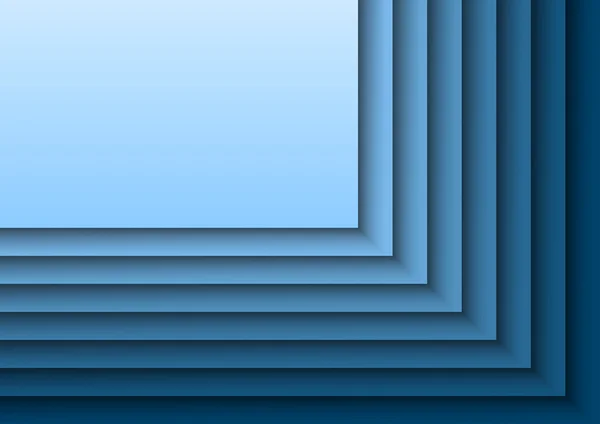 Blå layeres — Stock vektor