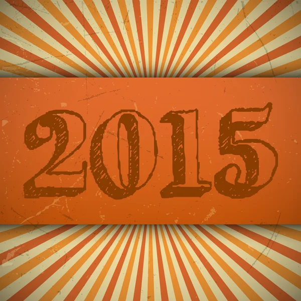 Neues Jahr 2015 — Stockvektor
