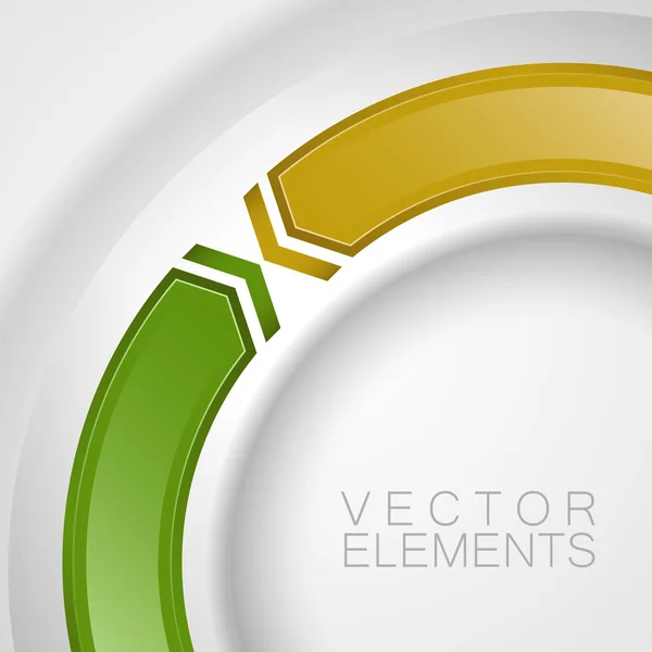 Due frecce — Vettoriale Stock