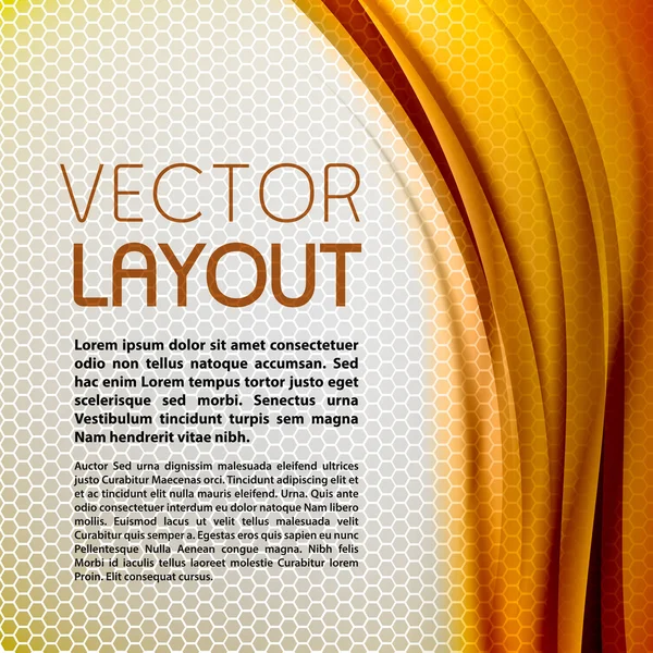 Abstract Orange Background — Stock Vector
