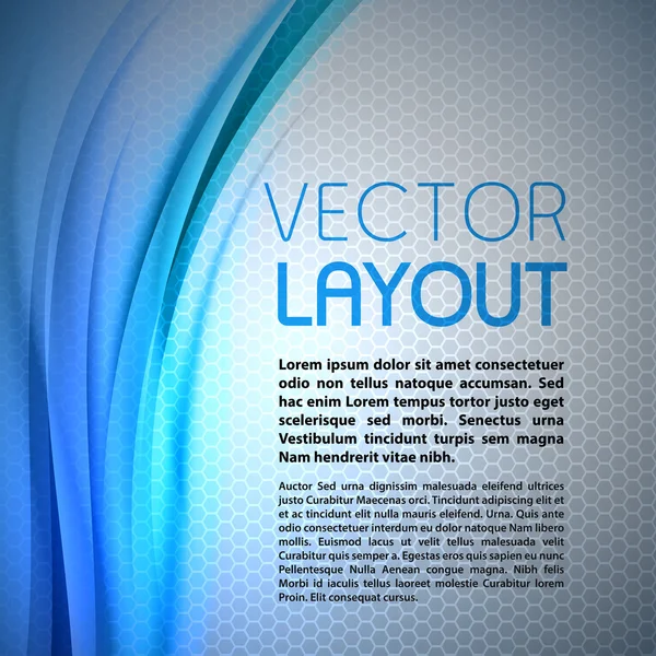 Absztrakt kék háttér — Stock Vector