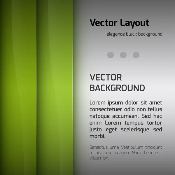 Groene lay-out — Stockvector