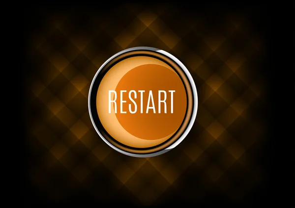 Restart Button — Stock Vector