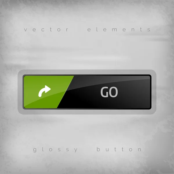 Кнопка Go — стоковый вектор